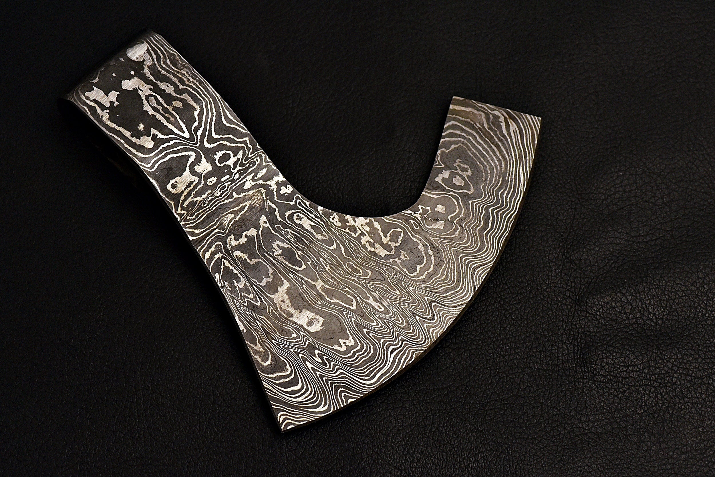 Handmade Tomahawk Damascus steel blank Axe head , Hatchet blank Axe