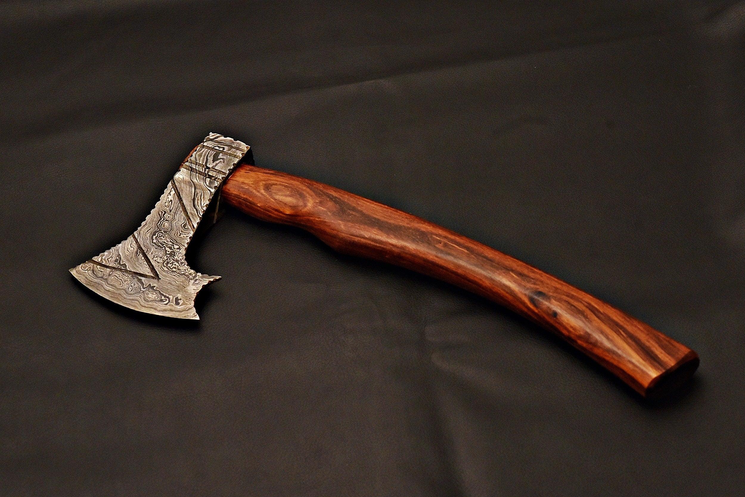 Handmade Tomahawk Damascus Steel Axe , Hatchet Axe