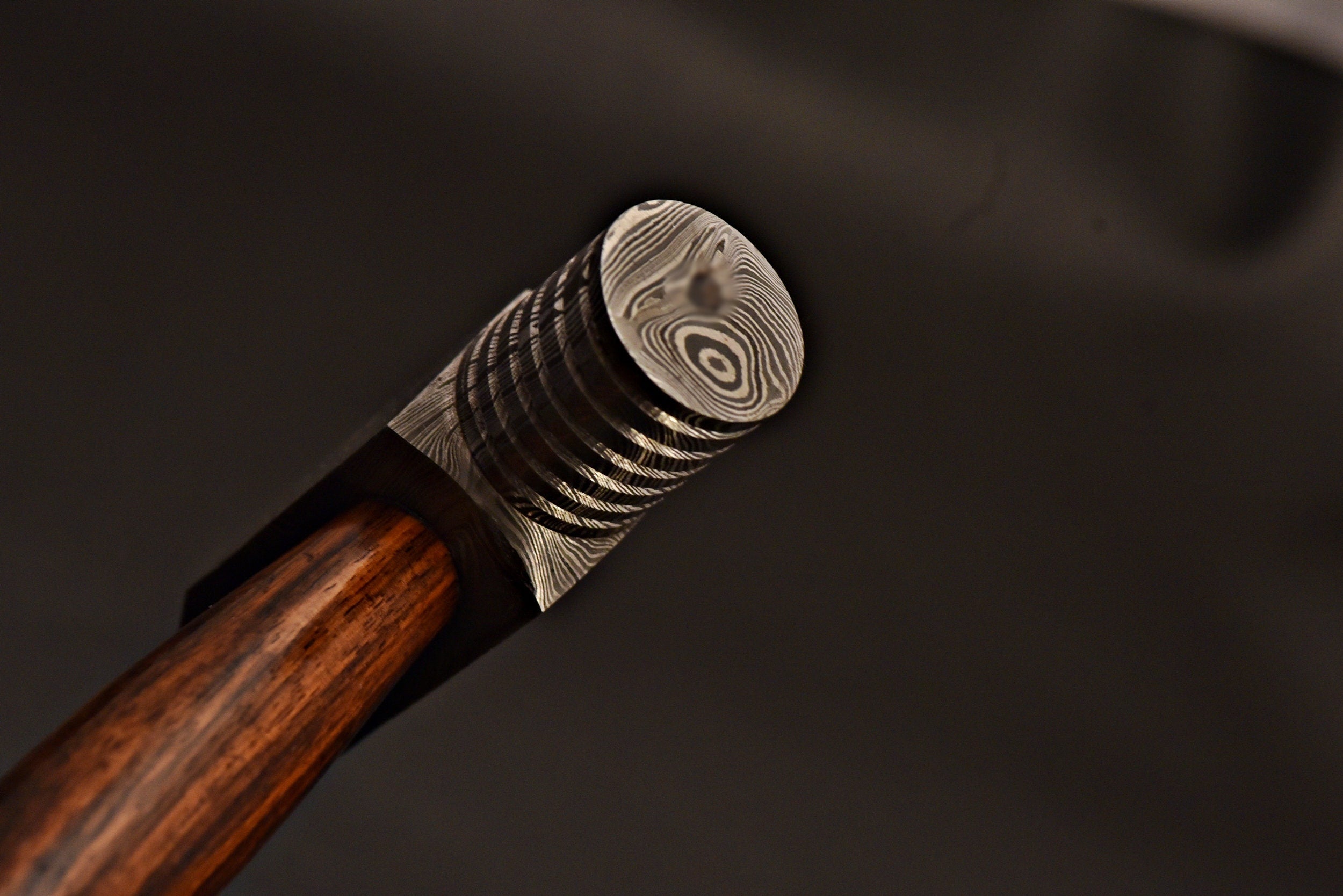Handmade Damascus Steel Tomahawk / hatchet / SK Axe with Rose Wood