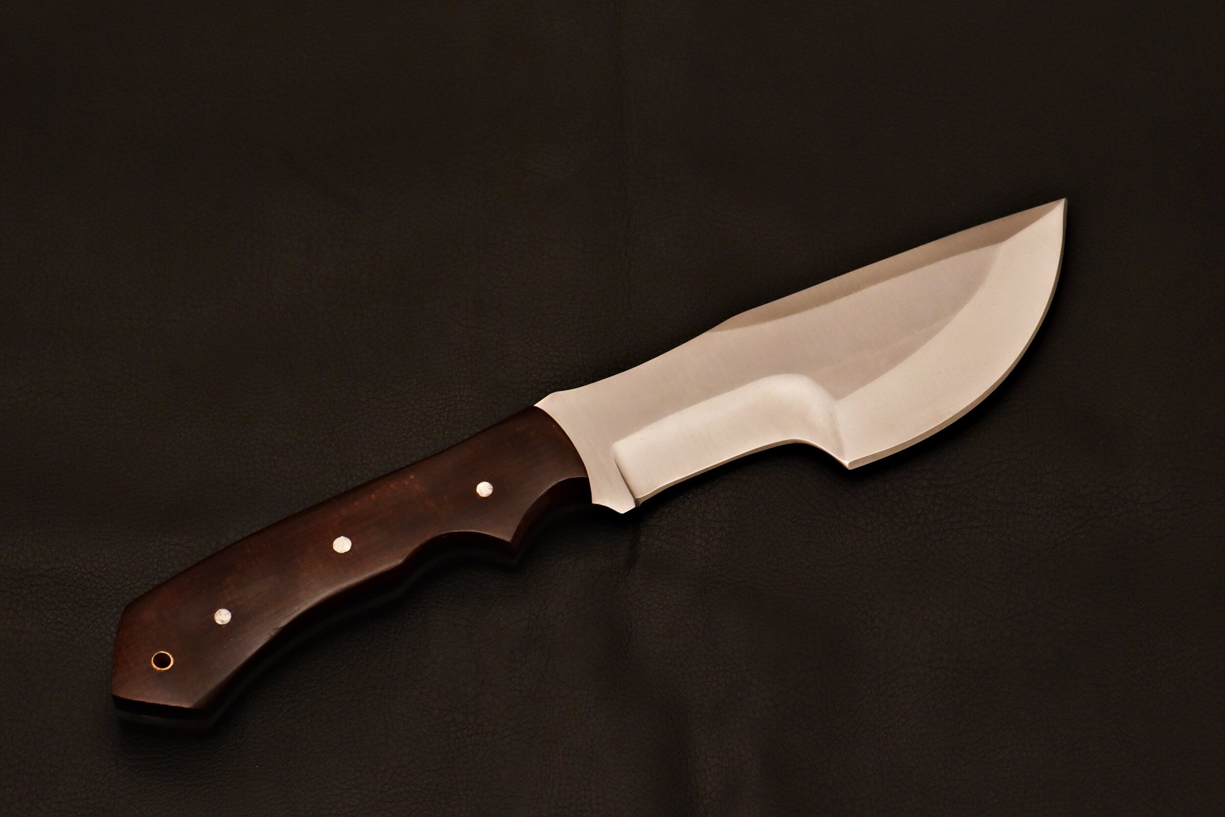 Handmade Tracker Knife 1095 Steel With Micarta Handle