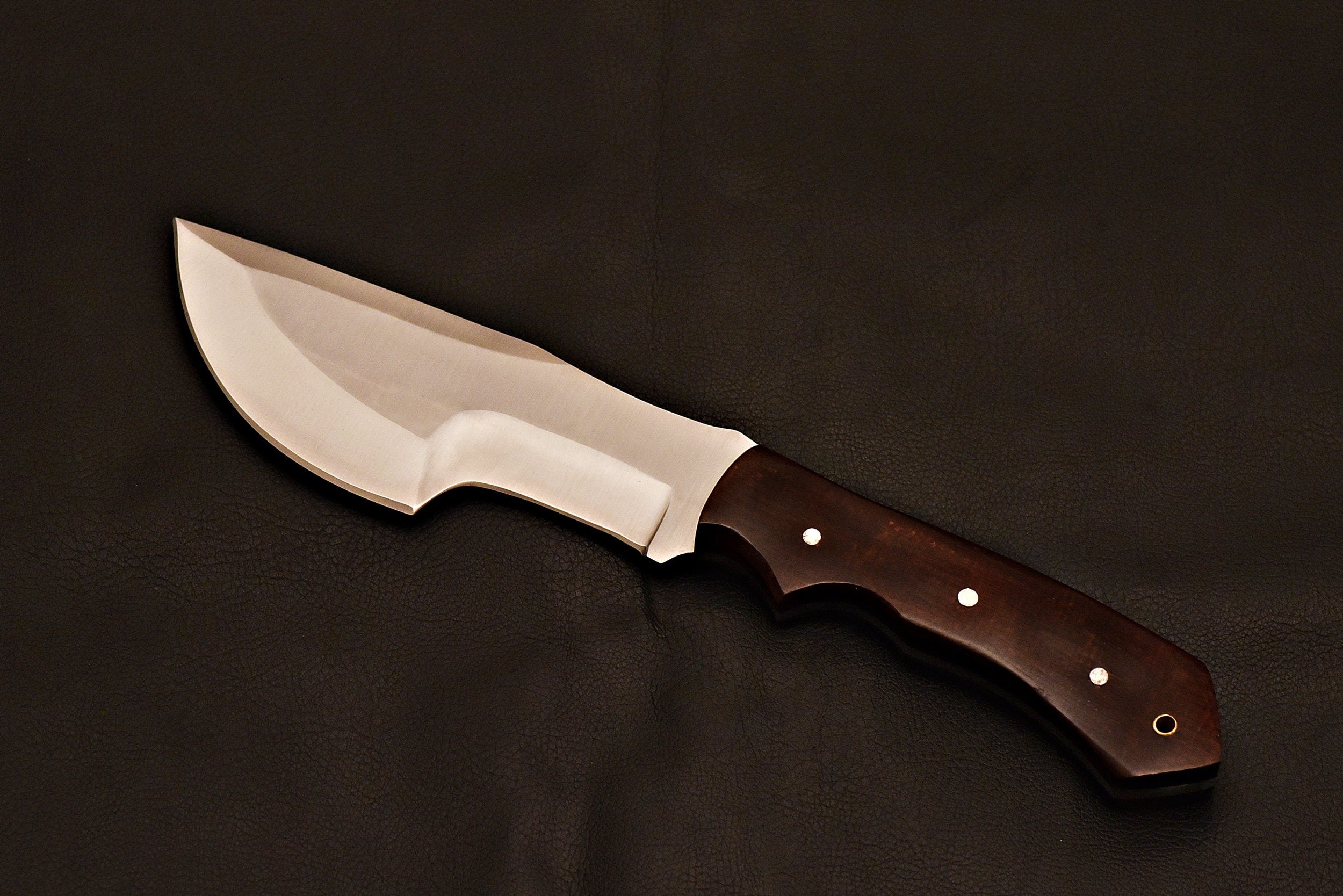 Handmade Tracker Knife 1095 Steel With Micarta Handle