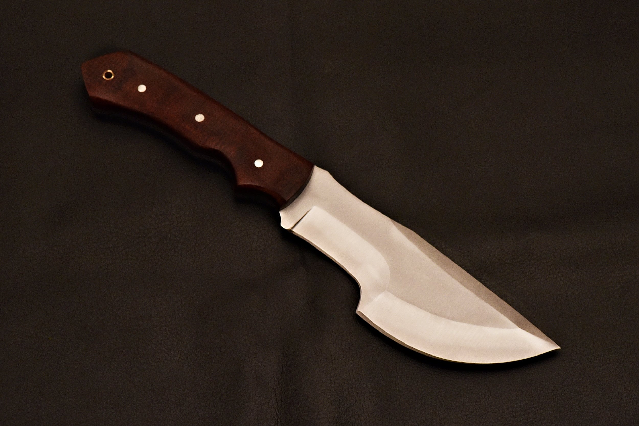 Handmade Tracker Knife 1095 Steel With Micarta Handle