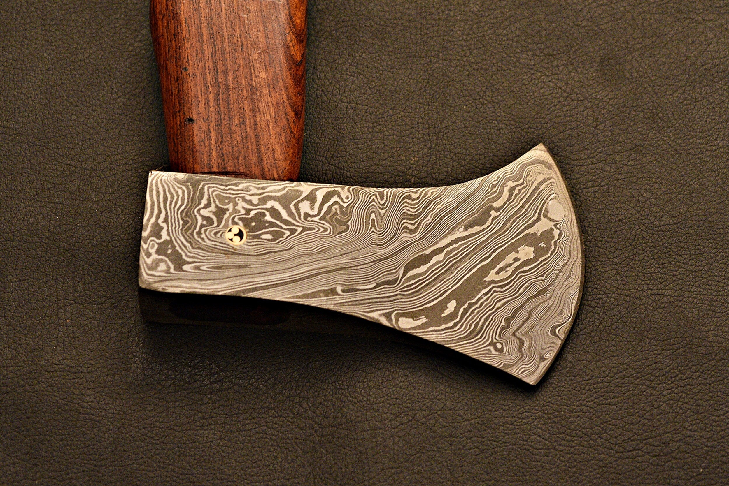 Handmade Damascus steel Tomahawk / Hatchet / Camping HT / Axe With Rose Wood